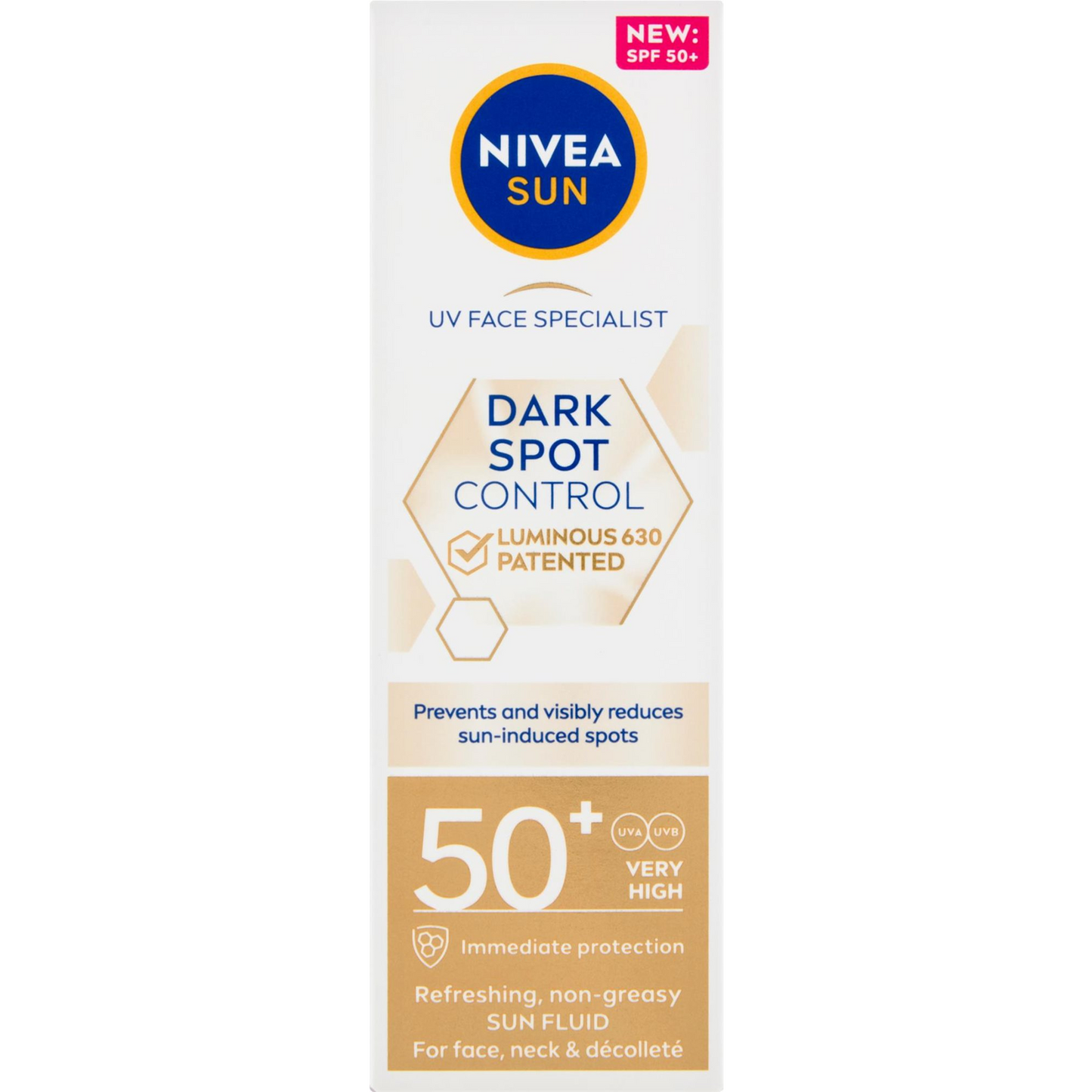 NIVEA Sun Luminous Face Creme 630 SPF50+