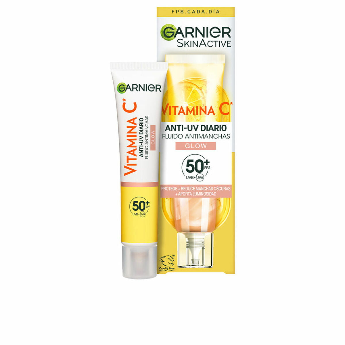 Anti-Brown Spot Cream Garnier Vitamin C - Glow 40 ml Anti-stain