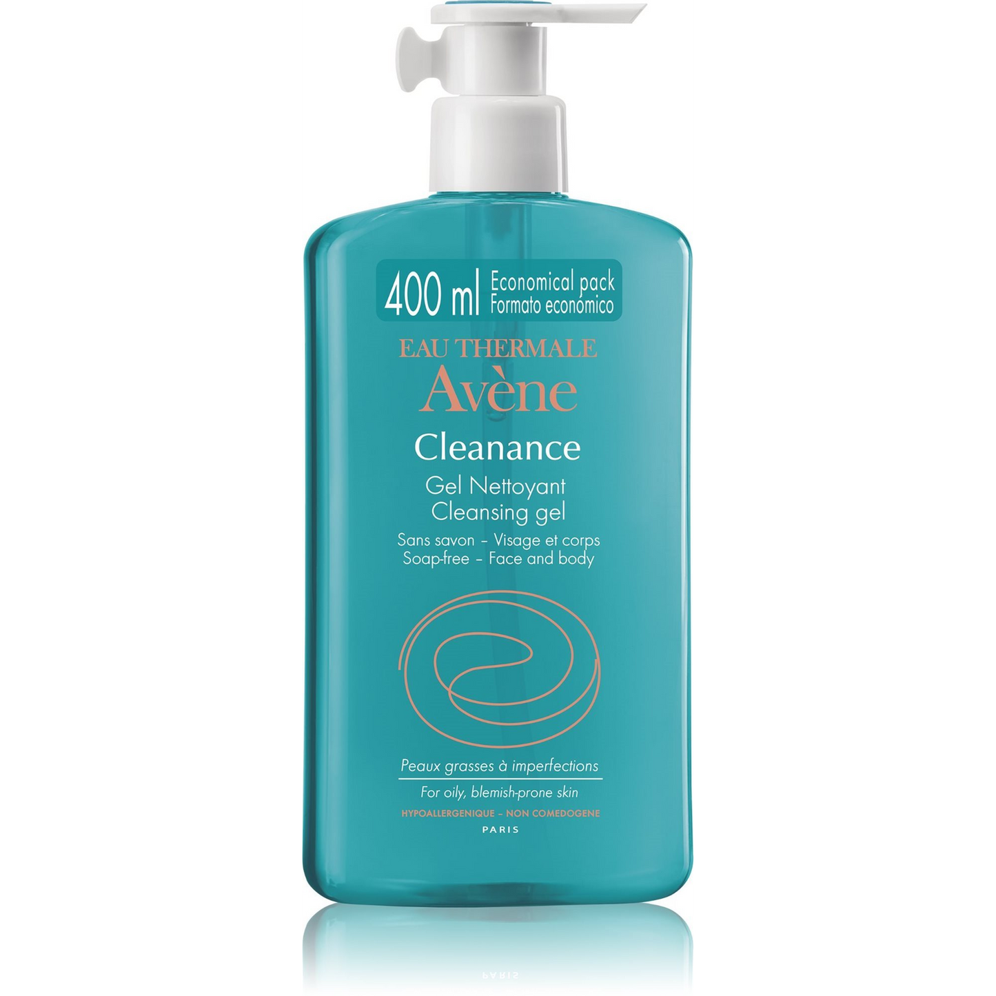 AVENE Cleanance Tisztító gél érzékeny, pattanásosodásra hajlamos bőrre 400 ml
