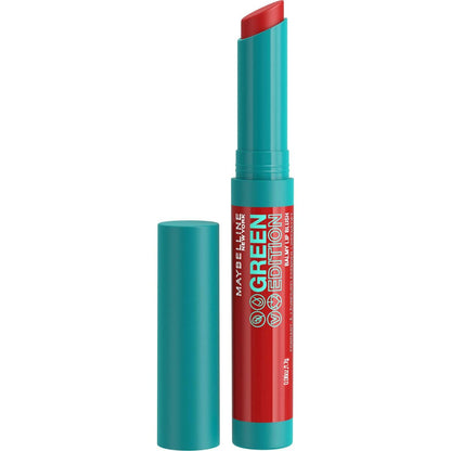 Baume à lèvres teinté Maybelline Green Edition Nº 02-Bonfire 1,7 g