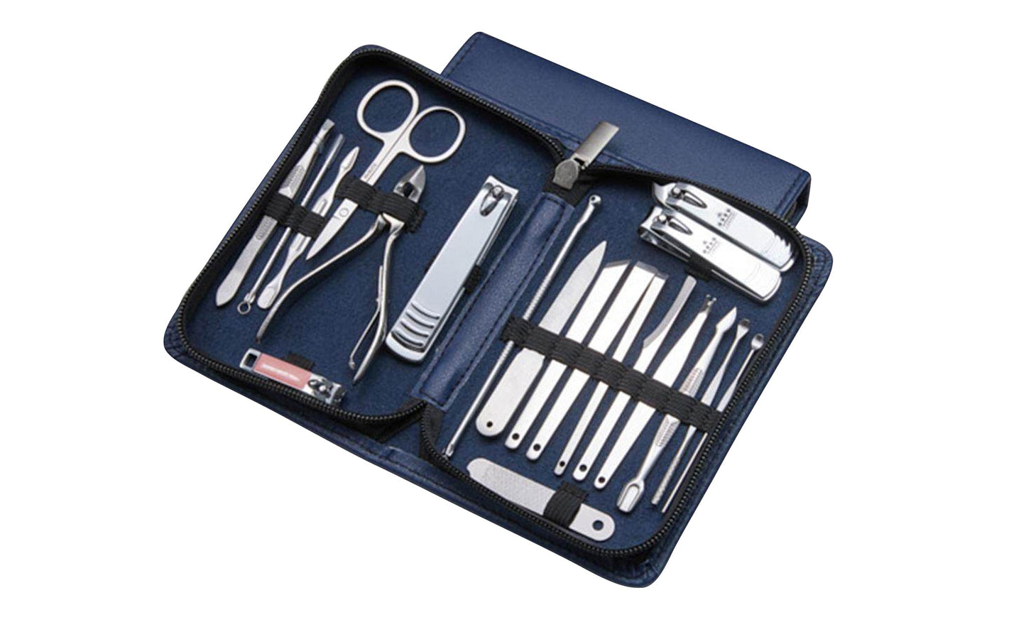 20-Piece Professional Stainless Steel Manicure/Pedicure Kit with