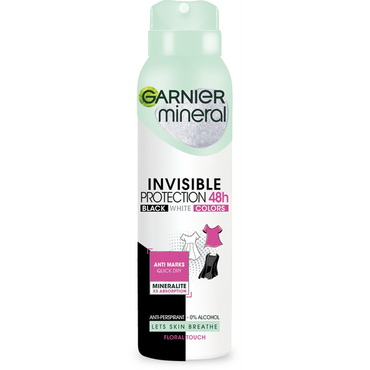 GARNIER Mineral Invisible 48H Spray Antiperspirant 150 ml