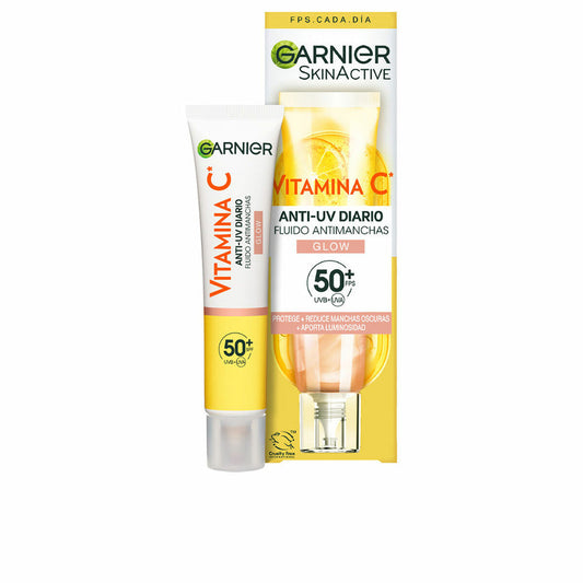 Anti-Brown Spot Cream Garnier Vitamin C - Glow 40 ml Anti-stain