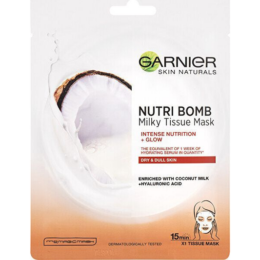 GARNIER Skin Naturals Nutri Bomb Milky Sheet Mask Coconut Milk 32 g