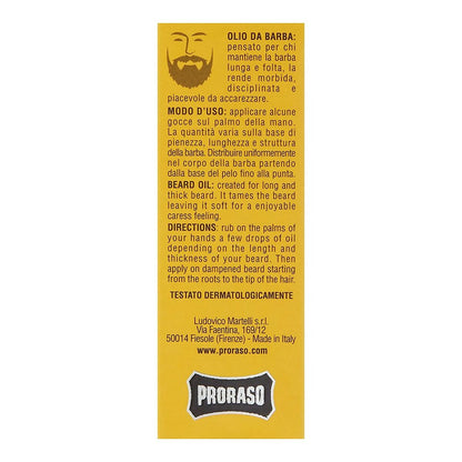 Beard Oil Proraso Wood & Spice (30 ml)