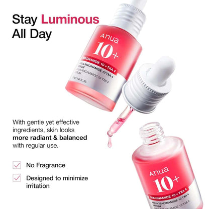 ANUA Niacinamide 10% + TXA 4% Dark Spot Correcting Serum