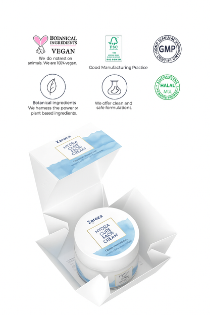 Ultra Deep Moisturizing Face Cream 72 Hour Effect Water Based