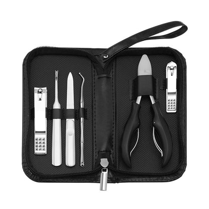 6Pcs/lot Manicure Set Pedicure Sets Nail Clipper Stainless Steel