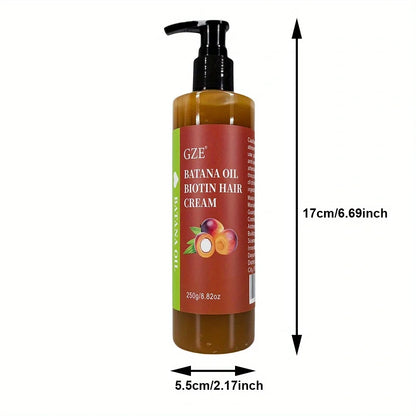 GZE Batana Oil Biotin Hair Cream Strong Hair Anti-Breakage Repair