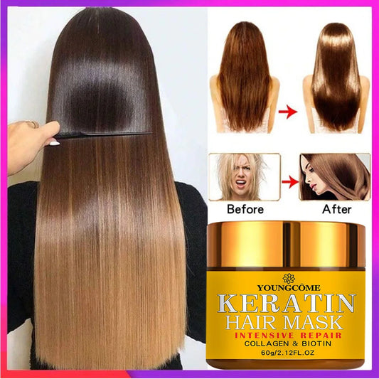 Hair Repairs Hair Mask Biotin Collagen Keratin Treatment Hairs