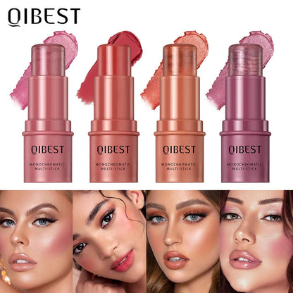 3-in-1 Cheek Blush Stick Lip Tinted Eyes Cheek Lips Brighten Cream