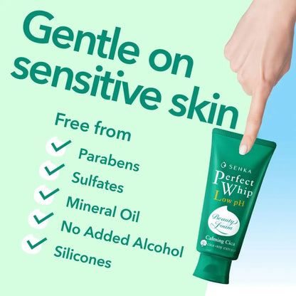Shiseido Senka Perfect Whip Low PH Calming Cica