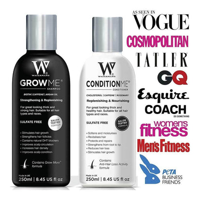 Watermans Grow Me Shampoo and Conditioner Hair Growth Pack Combo Anti