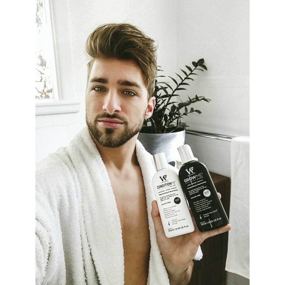 Watermans Grow Me Shampoo Conditioner Elixir Pack Full Hair Growth