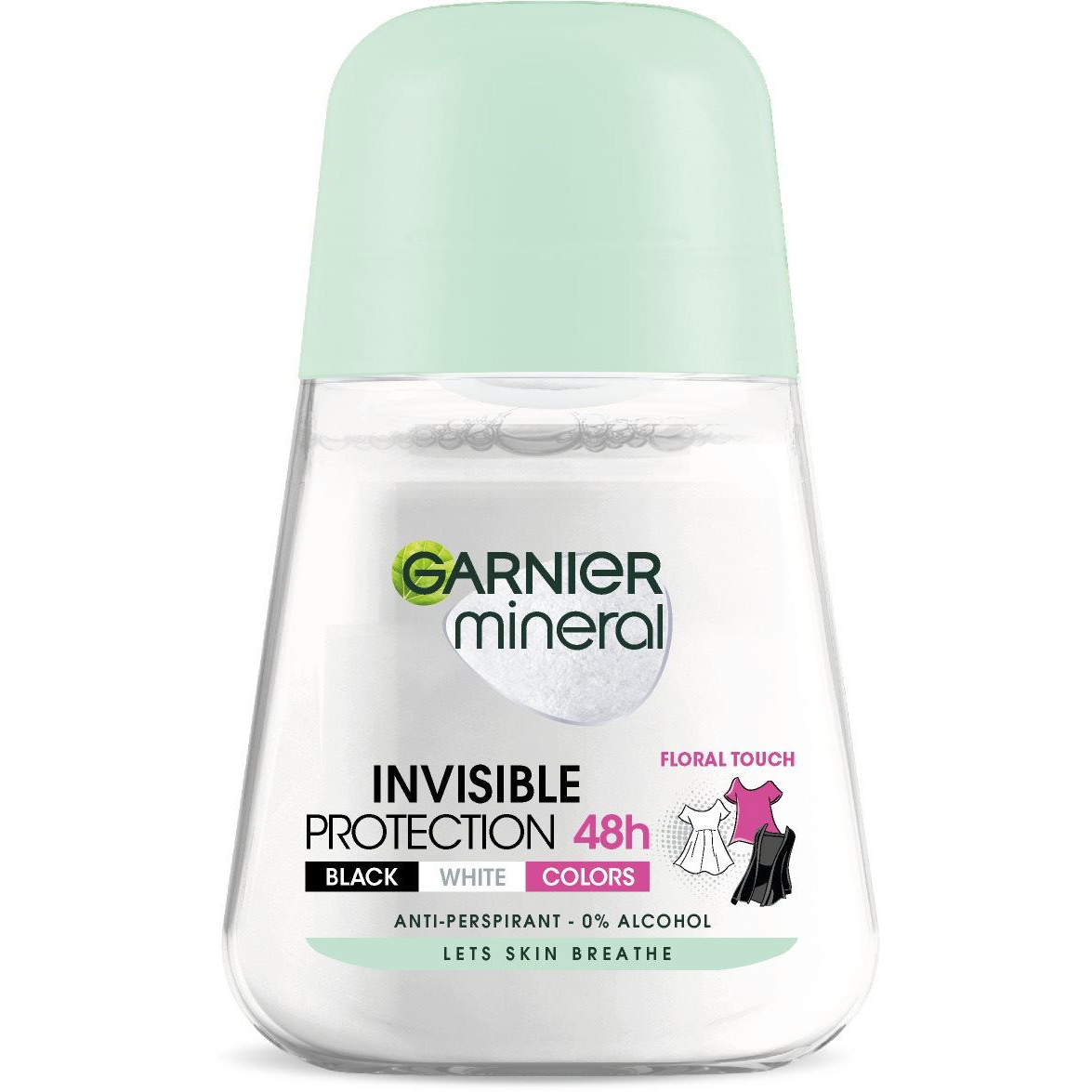 GARNIER Mineral Invisible 4H Roll-On Anti-Transpirant 50 ml