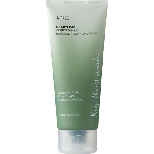 ANUA Heartleaf Quercetinol Pore Deep Cleansing - Mousse nettoyante désincrustante 150 ml