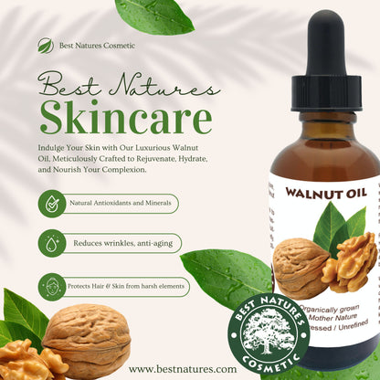 Walnut Oil Virgin (organic, cold pressed, unrefined)