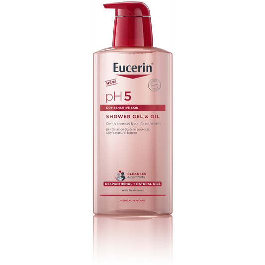 Eucerin pH5 Tusfürdő gél &amp; olaj, 400 ml