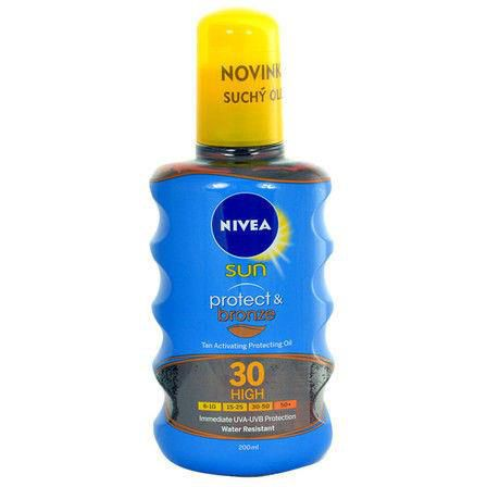 NIVEA SUN Protect &amp; Bronze Oil SPF 30 200 ml