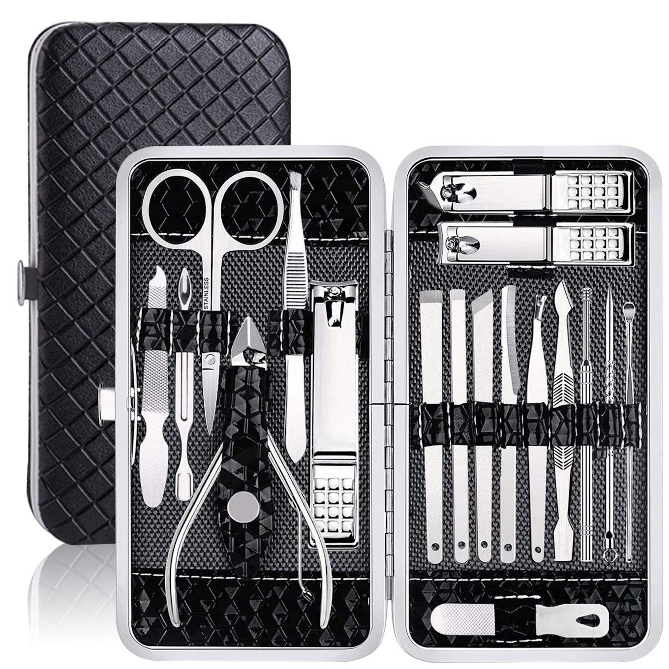 18-Pc Stainless Manicure Kit