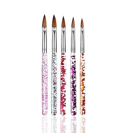 5 Pcs Nail Art Brush Nail Liner Brush,