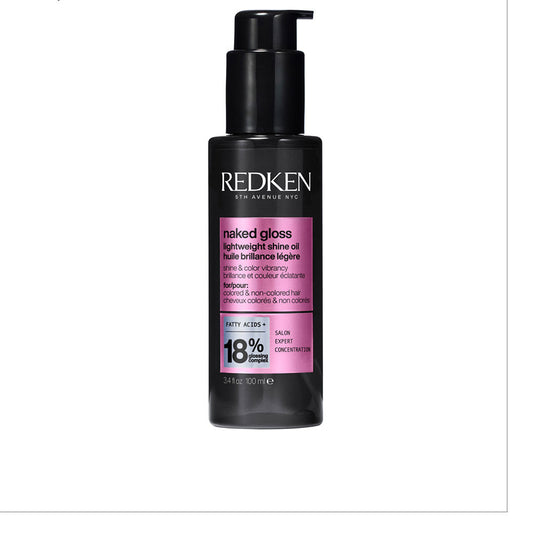 NAKED GLOSS ultra-light oil with a mirror-like shine and thermal protection 100 ml